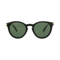 Cartier Round Frame Acetate Sunglasses — Black