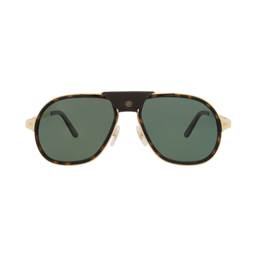 Cartier Aviator Frame Acetate Sunglasses — Brown