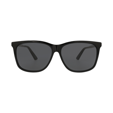 Gucci Square Frame Acetate Sunglasses — Black
