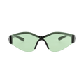 Gucci Shield Frame Injection Sunglasses — Black