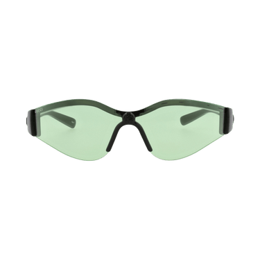 Gucci Shield Frame Injection Sunglasses — Black