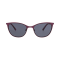 Alexander McQueen Cat Eye Frame Metal Sunglasses — Grey