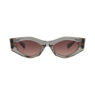 Valentino Cat Eye Frame Acetate Sunglasses — Grey