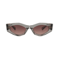 Valentino Cat Eye Frame Acetate Sunglasses — Grey