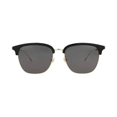 Gucci Round Frame Recycled Acetate Sunglasses — Black
