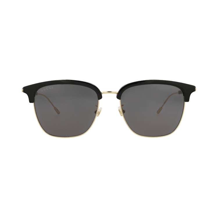 Gucci Round Frame Recycled Acetate Sunglasses — Black