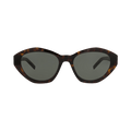 Saint Laurent Cat Eye Frame Acetate Sunglasses — Brown