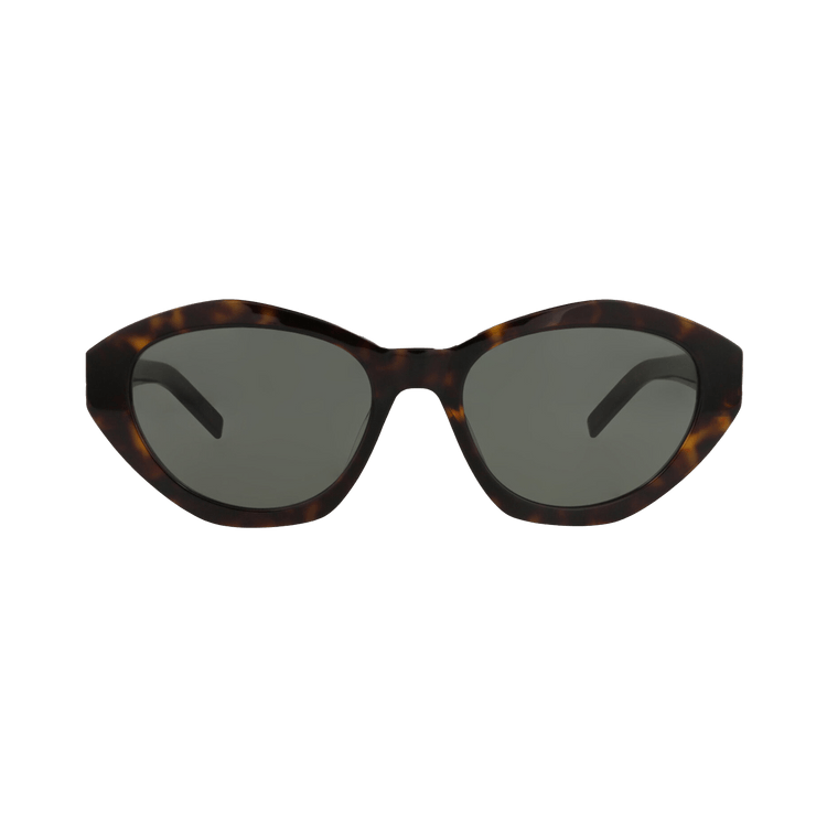 Saint Laurent Cat Eye Frame Acetate Sunglasses — Brown
