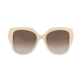 Gucci Square Frame Recycled Acetate Sunglasses — Cream