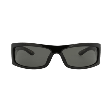 Gucci Shield Frame Injection Sunglasses — Black