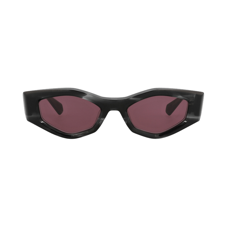 Valentino Cat Eye Frame Acetate Sunglasses — Black