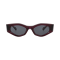 Valentino Cat Eye Frame Acetate Sunglasses — Purple