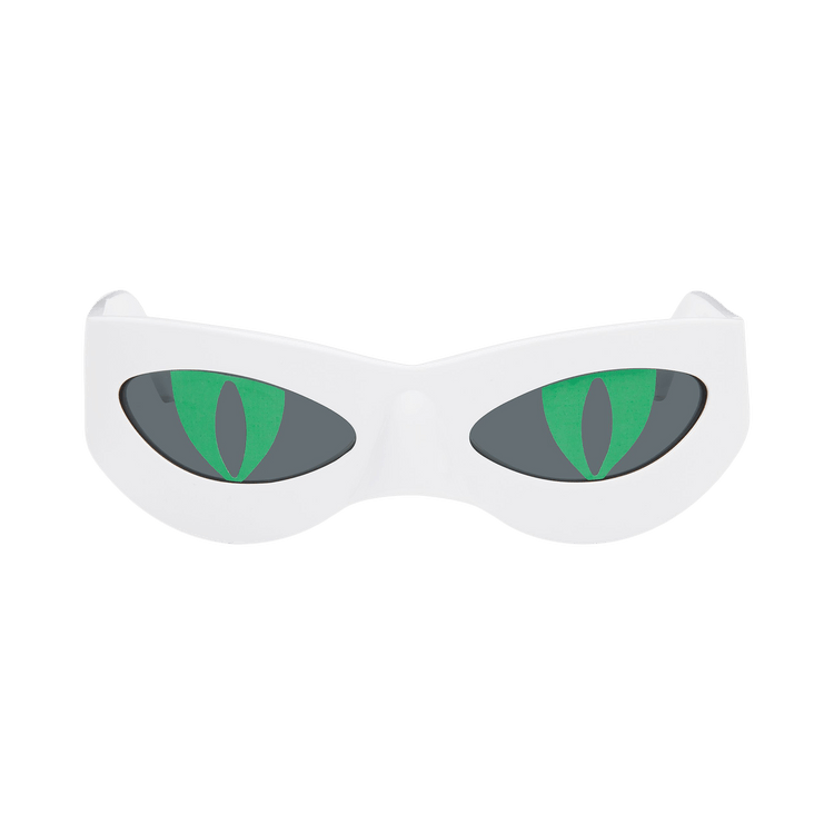 Charles Jeffrey Loverboy Neko Sunglasses — White