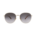 Chloé Round-Frame Metal Sunglasses — Gold