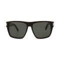 Saint Laurent Square-Frame Acetate Sunglasses — Brown