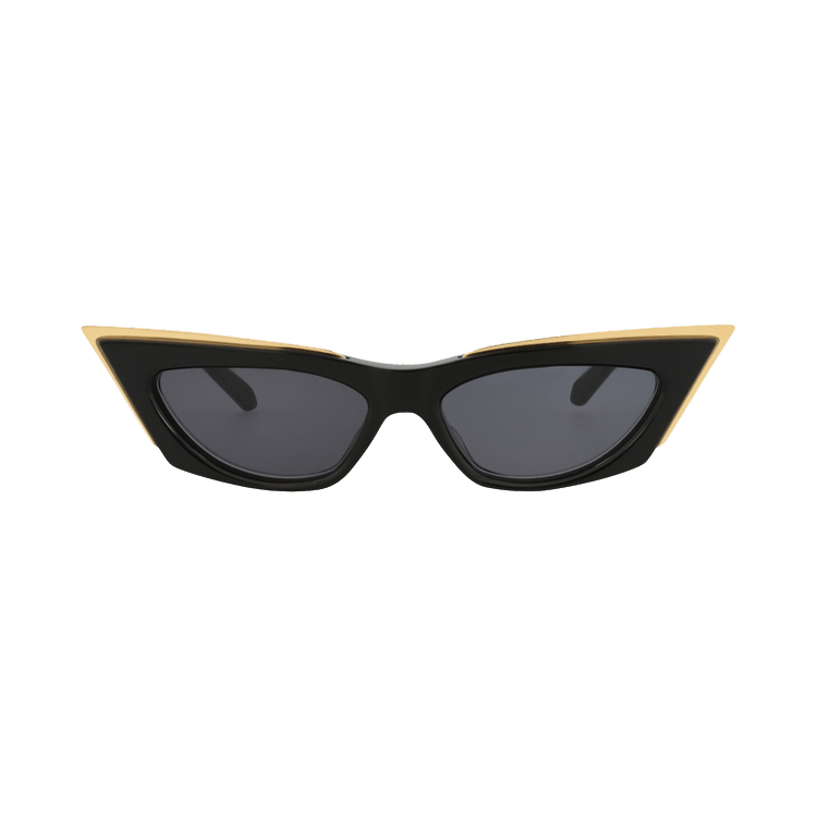 Valentino Cat Eye-Frame Acetate/Titanium Sunglasses — Black