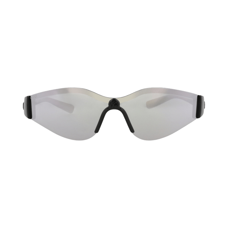 Gucci Shield-Frame Injection Sunglasses — Black