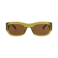 Saint Laurent Round-Frame Bio Injection Sunglasses — Green