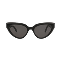 Balenciaga Cat Eye-Frame Recycled Acetate Sunglasses — Black