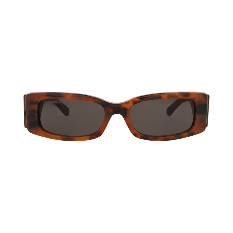 Balenciaga Square-Frame Recycled Acetate Sunglasses — Brown
