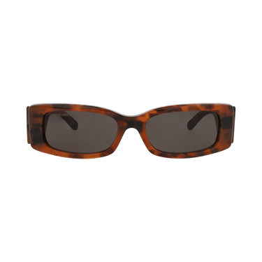 Balenciaga Square-Frame Recycled Acetate Sunglasses — Brown