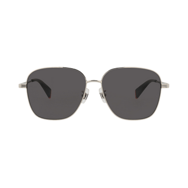 Kenzo Square-Frame Metal Sunglasses — Silver