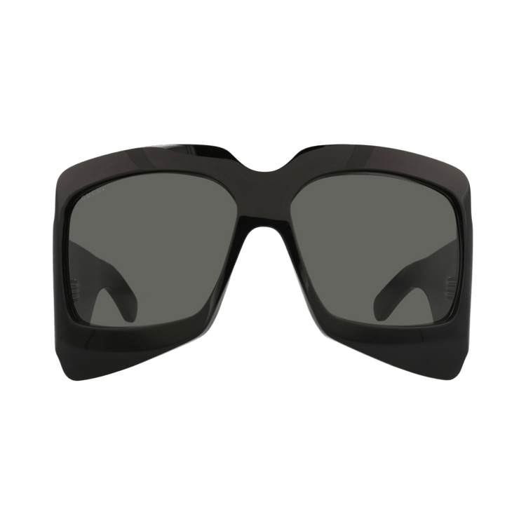 Gucci Square-Frame Acetate Sunglasses — Black