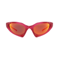 Balenciaga Shield-Frame Bio Injection Sunglasses — Red