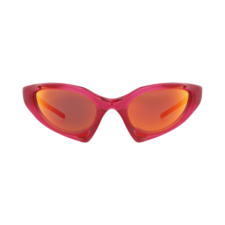 Balenciaga Shield-Frame Bio Injection Sunglasses — Red