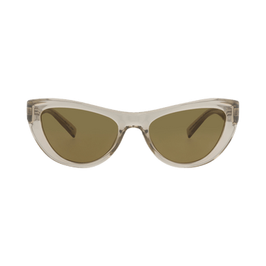 Saint Laurent Cat Eye-Frame Bio Injection Sunglasses — Tan