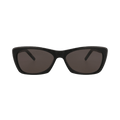 Saint Laurent Cat Eye-Frame Recycled Acetate Sunglasses — Black