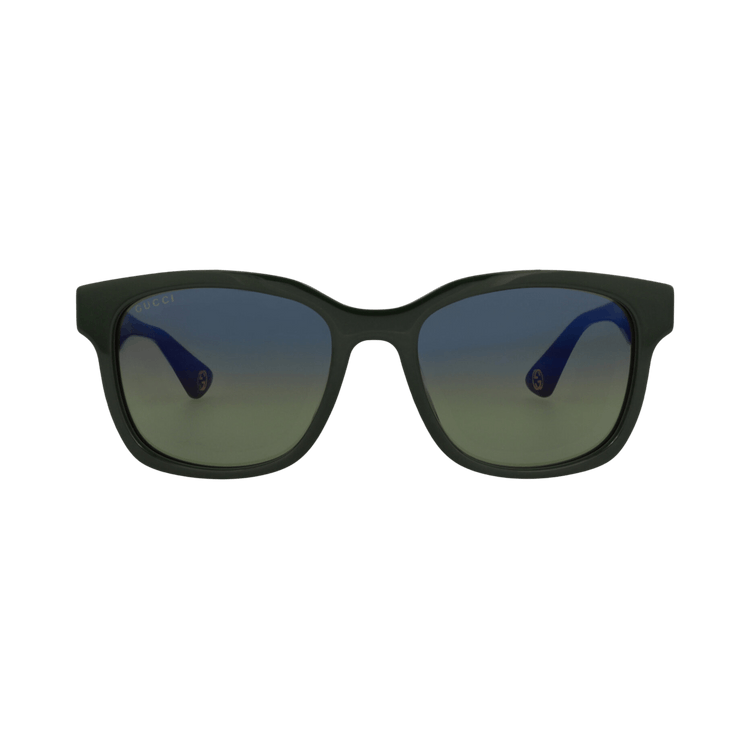 Gucci Square-Frame Recycled Acetate Sunglasses — Green