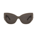 Balenciaga Cat Eye-Frame Recycled Acetate Sunglasses — Brown