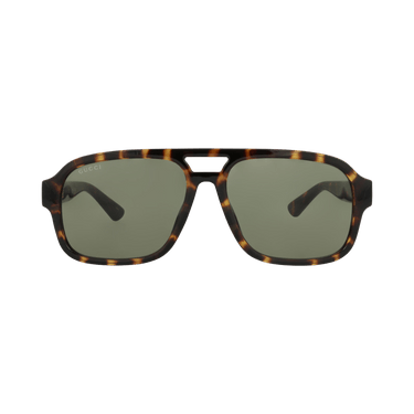 Gucci Aviator-Frame Injection Sunglasses — Brown