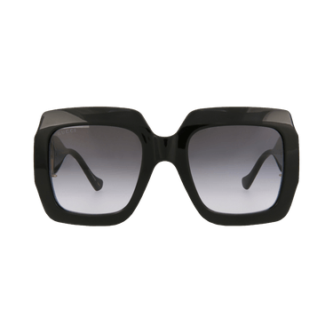 Gucci Square-Frame Injection Sunglasses — Black
