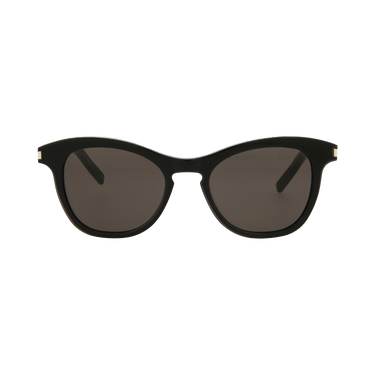Saint Laurent Cat Eye-Frame Acetate Sunglasses — Black