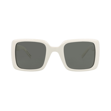 Saint Laurent Square-Frame Acetate Sunglasses — White