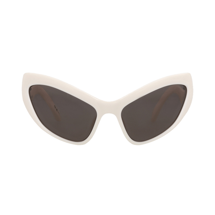 Balenciaga Cat Eye-Frame Bio Injection Sunglasses — White