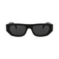 Gucci Square-Frame Injection Sunglasses — Black