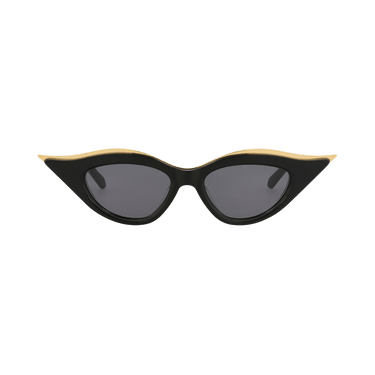 Valentino Cat Eye-Frame Acetate/Titanium Sunglasses — Black