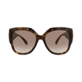 Gucci Square-Frame Recycled Acetate Sunglasses — Brown