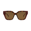 Gucci Square-Frame Injection Sunglasses — Brown