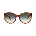 Gucci Round-Frame Acetate Sunglasses — Brown