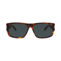 Saint Laurent Square-Frame Recycled Acetate Sunglasses — Brown