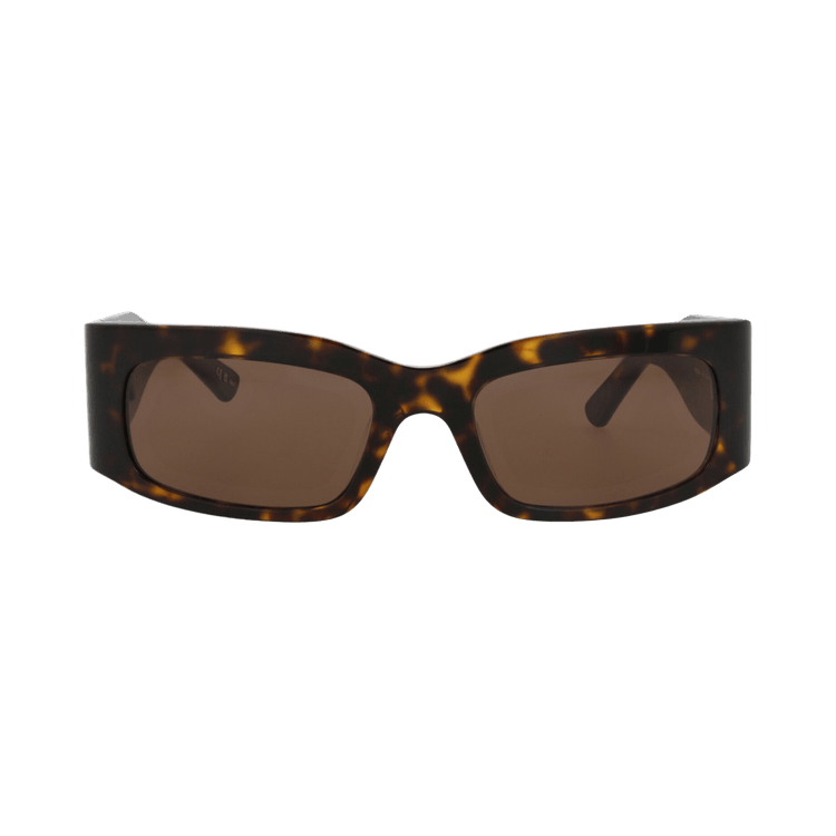 Balenciaga Square-Frame Recycled Acetate Sunglasses — Brown