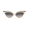 Valentino Cat Eye-Frame Titanium Sunglasses — Gold