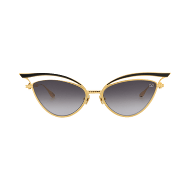 Valentino Cat Eye-Frame Titanium Sunglasses — Gold