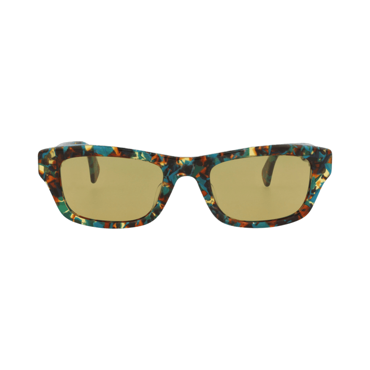 Kenzo Square-Frame Acetate Sunglasses — Brown