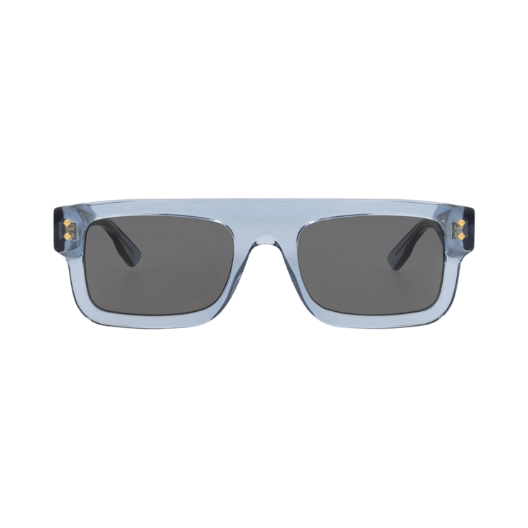 Gucci Square-Frame Acetate Sunglasses — Blue