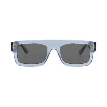 Gucci Square-Frame Acetate Sunglasses — Blue